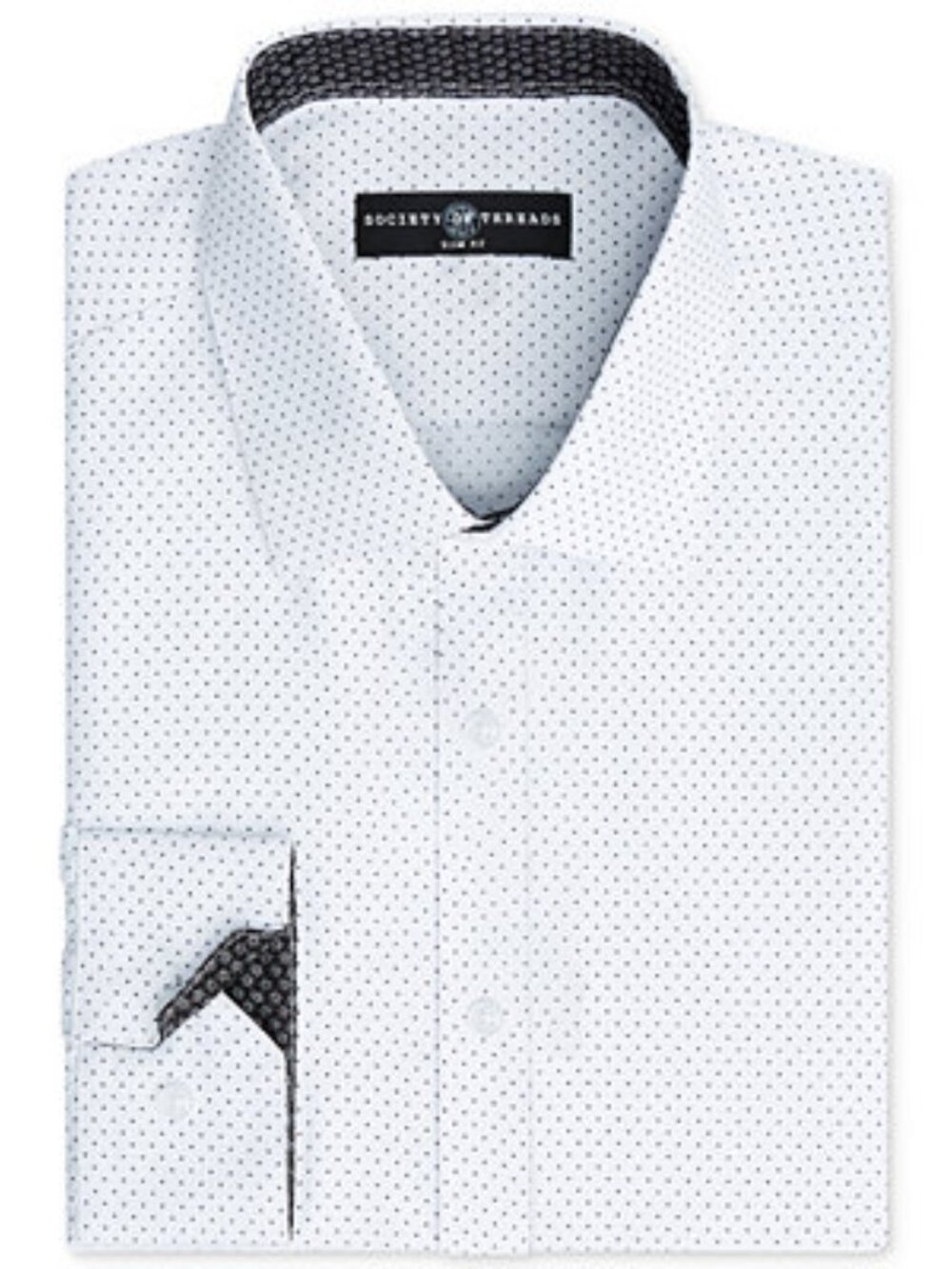 Men's Society of Threads Slim-Fit Non-Iron Performance Print Dress Shirt